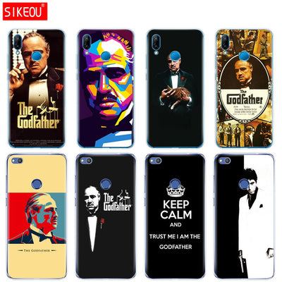 Silicone Cover Phone Case For Huawei P20 P7 P8 P9 P10 Lite Plus Pro 2017 p smart 2018 godfather god father