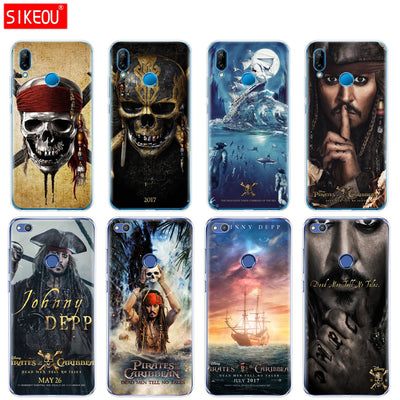 Silicone Cover Phone Case For Huawei P20 P7 P8 P9 P10 Lite Plus Pro 2017 p smart 2018 Pirates of the Caribbean 5 Coque
