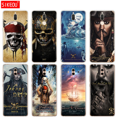 Silicone Cover phone Case for Huawei mate 7 8 9 10 pro LITE Pirates of the Caribbean 5 Coque