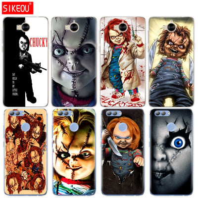Silicone phone Cover Case for huawei Y3 Y6 Y5 2 II  2017 nova 2s 2 LITE plus Charles Lee Ray Chucky Doll