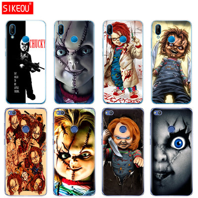 Silicone Cover Phone Case For Huawei P20 P7 P8 P9 P10 Lite Plus Pro 2017 p smart 2018 Charles Lee Ray Chucky Doll