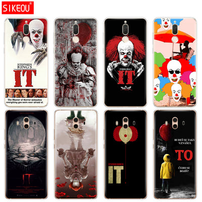 Silicone Cover phone Case for Huawei mate 7 8 9 10 pro LITE Stephen King's It