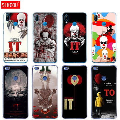 Silicone Cover Phone Case For Huawei P20 P7 P8 P9 P10 Lite Plus Pro 2017 p smart 2018 Stephen King's It