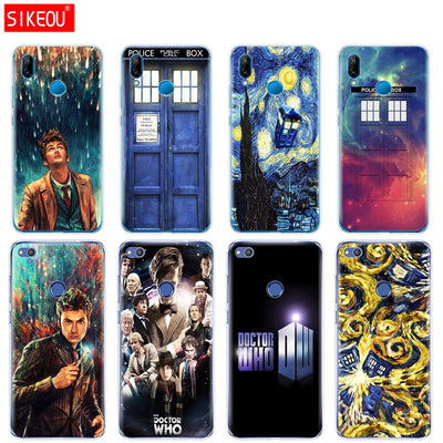 Silicone Cover Phone Case For Huawei P20 P7 P8 P9 P10 Lite Plus Pro 2017 p smart 2018 Doctor Who